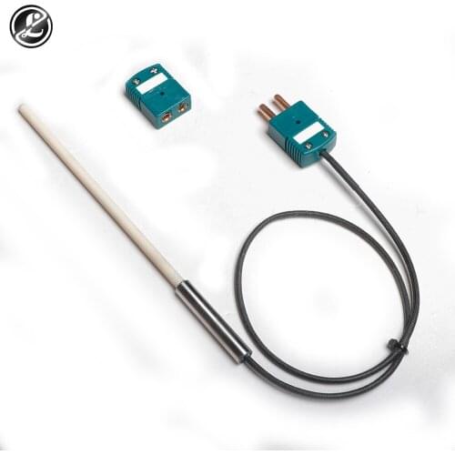 S r b type precious metal high temperature thermocouple 0-1600c Platinum rhodium small temperature sensor probe plug