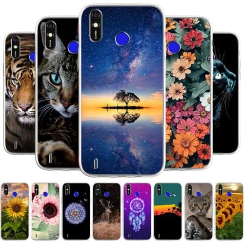TPU Phone Case For Tecno Spark 4 Lite Spark 5 6 Air Pro Pouvoir 4 Cover Soft Silicone Shell Anti-Fall Coque Bags Painted Printed