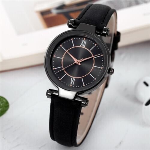 Zegarek Damski Fashion Simple Women Watches Woman Ladies Casual Leather Quartz Watch Female Clock Relogio Feminino Montre Femme