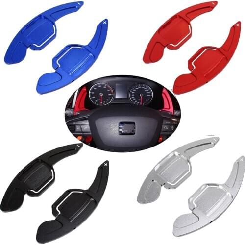 1 Pair for Seat Alhambra Ateca Leon MK3 5F FR Aluminum alloy Steering Wheel Paddle Shifter Gear Shift Shifter Extension