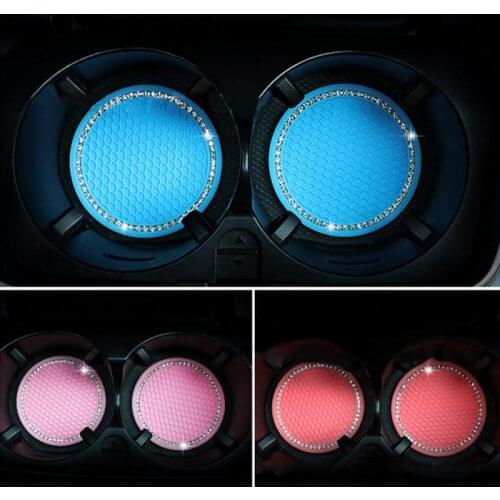 1Pc 2.75 Inch Car Interior Accessories Anti Slip Cup Mat Holder For Cadillac Escalade, CTS,SRX, BLS, ATS,STS, XTS,SXT All Models