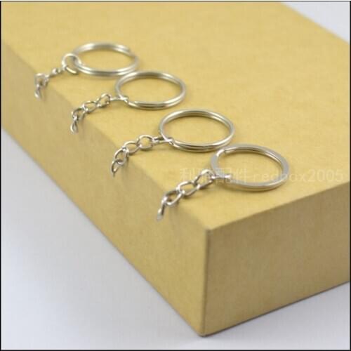 100pcs/pieces 25mm key ring plus extended chain circle with opening small circle pet dog brand supplies accessories