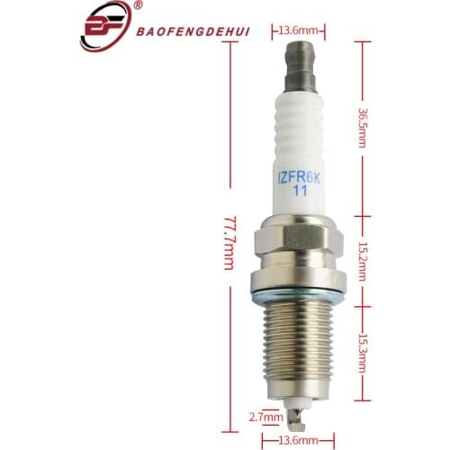1pc Car Spark Plug PFR7S8EG for AUDI 101905631G for VAG 101905631 for Lamborghini Gallardo 5.2L