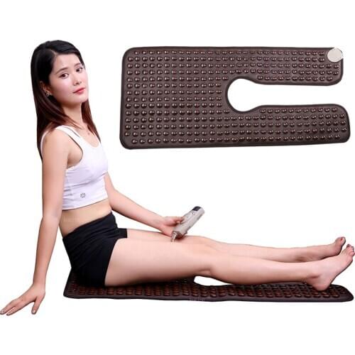 Back Pain Relief Waistcoat Cervical Infrared Therapy Spine Care Stone Thermal Mat Body massager physical therapy home health car