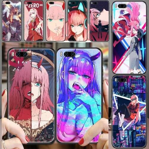 Darling In The FranXX ZERO TWO 02 Phone case For Xiaomi Mi Max Note 3 A2 A3 8 9 9T 10 Lite Pro Ultra black tpu Etui trend
