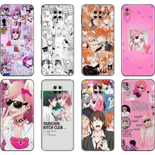 Black tpu Case For Xiaomi Redmi 7A 8 8A 9 9A 9C Case Redmi Note 8T 8 Pro T Note 9 9S 9 Pro Case Anime Yarichin