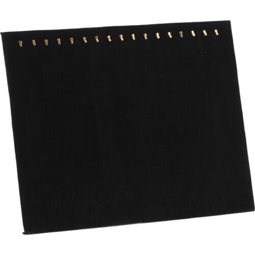 Black 17 Hook Necklace Jewelry Tray Display Organizer (17 Hook Necklace Display)