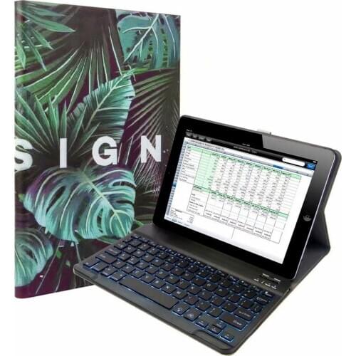 For iPad 9.7 2018 Touchpad Backlight Wireless Bluetooth Keyboard Case Cover For iPad 2017 Air 2 Air 1 Pro 9.7 inch Fundas+Stylus