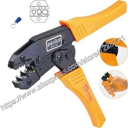 HS-30J wire stripper EUROP STYLE ratchet crimping tool crimping plier 1-6.0mm2 multi tool
