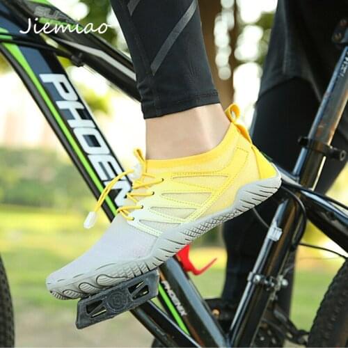 JIEMIAO 2021 Casual MTB Cycling Shoes Men and Women Outdoor Mountain Bicycle Sneakers Trail Trekking Shoes Sapatilha Ciclismo