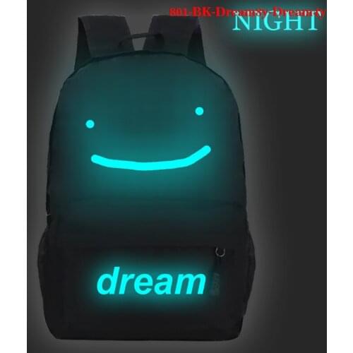 Fashion Dream Smp Luminous School Backpacks Students School bag Boy Girl Book Bag Mochila Mens Bag Daily Backpack Mochilas