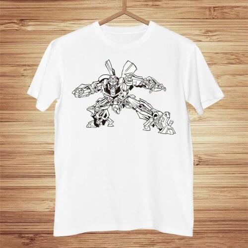 Transformers Men And Women Summer Cotton Tops 2021 Manga Anime Clothes T-shirts With Short Sleeves Woman T-Shirts