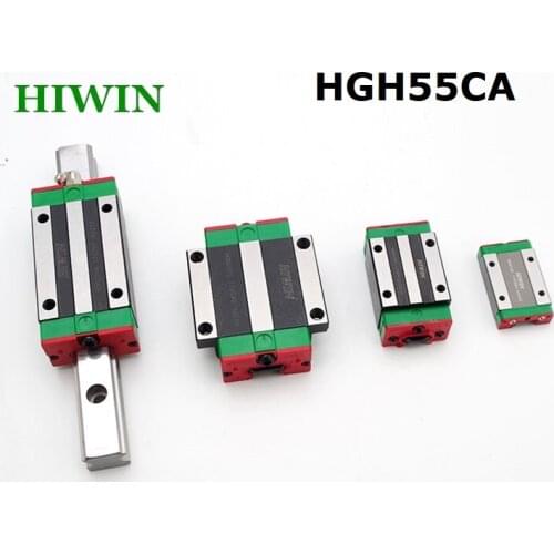 New Original HIWIN HGH HGH55 Square Type Linear Block HGH55CA Sliding Carriage for 53mm width HGR55 linear guide rail