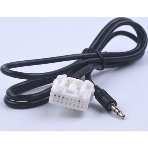 New Jack AUX Audio MP3 Player Input Adapter Cable For Mazda 6 M6 M3 3.5mm