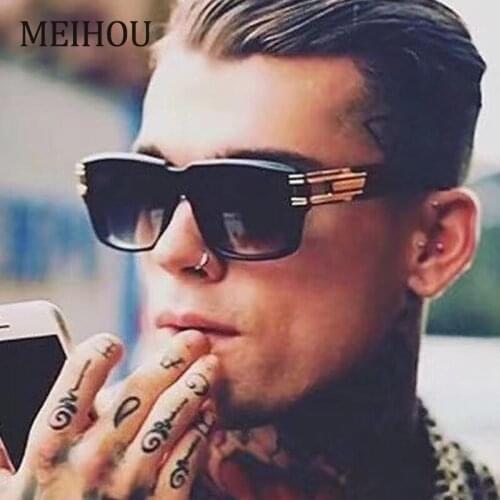 New Mens Square Sunglasses Fashion Luxury Brand Designer High Quality Goggles For Men Oversized Travel Driving Glasses Oculos