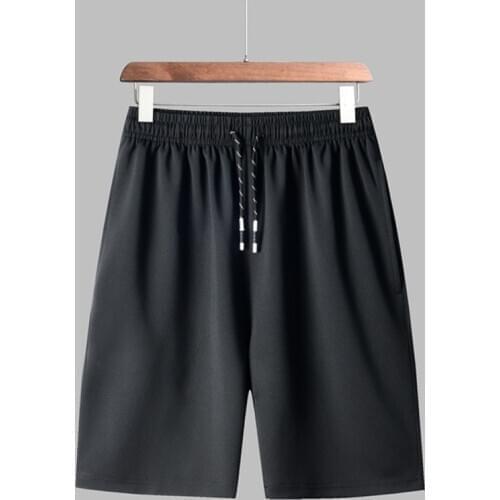 Mens gym fitness shorts Bodybuilding jogging workout male short pants sport Run Breathable Quick drying Mesh Sweatpants