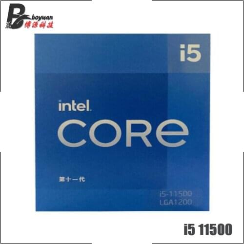 Intel Core i5-11500 i5 11500 2.7 GHz Six-Core Twelve-Thread CPU Processor L3=12M 65W LGA 1200 Need H410 B560 Z590 Motherboard