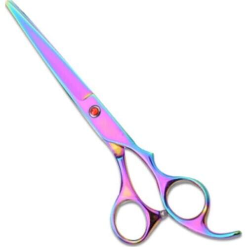 Cutting Thinning Scissors Styling Tool Stainless Steel Scissors Hairdressing Professional Hairdresser Colorful Pet Scissors