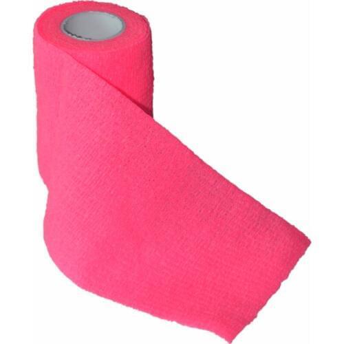 24Pcs Self Adhesive Bandage Elastic Sport Tape Fluorescence Breathable Wrist Finger Security Protection Wraps 7.5cm*4.5m