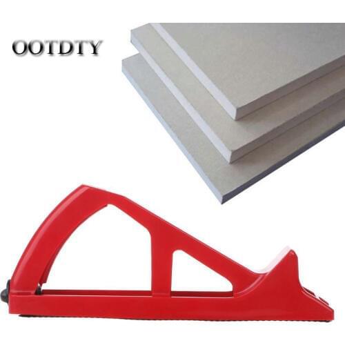 OOTDTY Gypsum Board File Planing Wallboard Rasp Trimmer Plasterboard Planer Abrasive Edge-finishing Tool