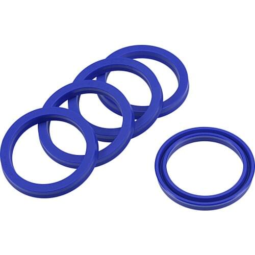Uxcell UN Radial Shaft Seal 40mm ID x 50mm OD x 6mm Width PU Oil Seal, Blue Pack of 5