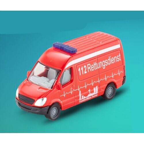 Free Shipping/Siku 0805 Toy/Diecast Metal Model/Ambulance Van Truck Bus Car/Educational Collection/Gift For Children/Small
