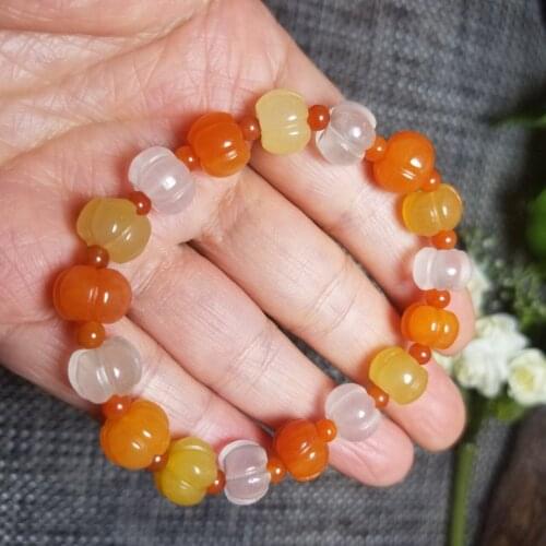 Boutique High-quality Gold Jade Surface Material Gemstone Bracelet DIY with National Fashion Bracelet