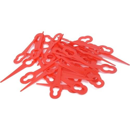 40pcs Plastic Blades Cutter For Florabest Grass Trimmer Accessories Convenient