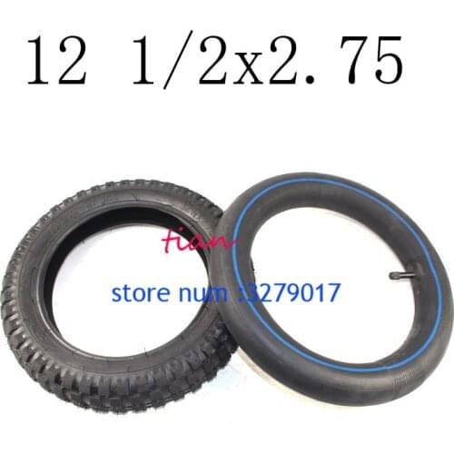 Hot Sale 2019 Good Quality 12 1/2 X 2.75 Inner Tube and Outer Tyre for 49cc Motorcycle Mini Dirt Bike Tire MX350 MX400 Scooter