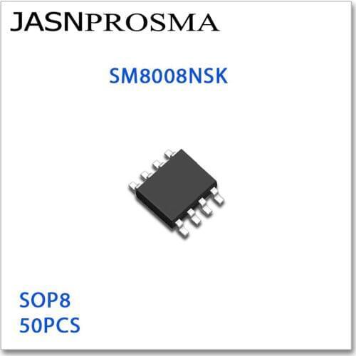 JASNPROSMA 50PCS SOP8 SM8008NSK High quality