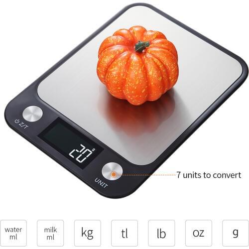 Kitchen Digital Scale Electric Baking Scale High-precision Pocket Food Scale with LCD Backlight Display 5KG 10KG