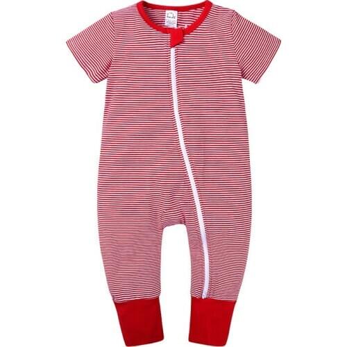 Baby JumpSuit Summer Cotton 0-2 T Newborn Infant Romper Kids Animal Short-Sleeve Boys Girls Sleepsuit Pajamas