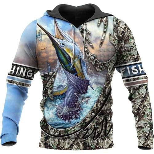Fashionbeauty fish camouflage 3D printed zipper Hoodie men / women haajuku Sweatshirt casual fashion hip hop Hoodie Top