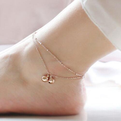 European and American fashion accessories casual fashion classic glamour high-end jingle children gift womens foot chain