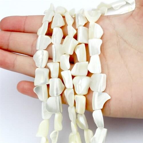 Irregular Corn Loose Beads Jewelry Natural Freshwater Shell For DIY Bracelets Necklace Handmade Handicrafts Making Accessories