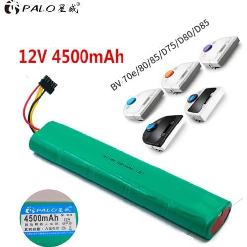 PALO 12V 4500mAh 4.5Ah NI-MH New Replacement battery for Neato Botvac 70e 75 80 85 D75 D8 D85 Vacuum Cleaner battery
