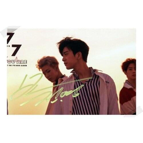 Signed GOT7 GOT 7 Park Jin Young autographed photo 7 FOR 7 6 inches free shipping 102017A