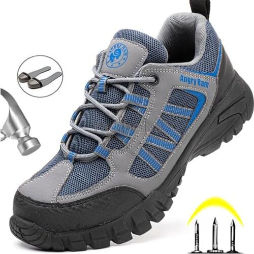 Work Safety Boots Men Women Work Shoes Anti-Puncture Work Sneakers Anti-Slip Steel Toe Industrial Shoe Men Safety Shoes Footwear