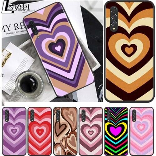 Love Coffee Heart for Samsung Galaxy A90 A80 A70 A60 A50 M60 M40 A20E A2Core A10S A10E Silicon Soft Black Phone Case