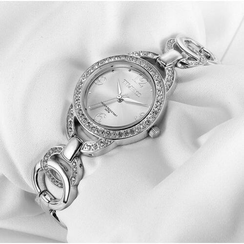 Time100 Womens Silver Watch