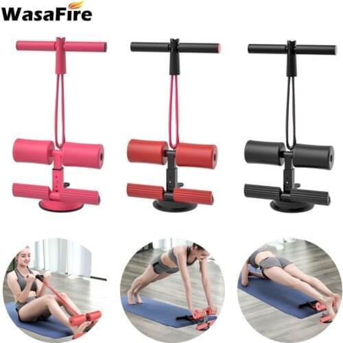 Sit-Up Assist Spring Exerciser Abdominal Core Workout Sit Up Bar with Resistance Band Abdominal Machine Fitness Equipment