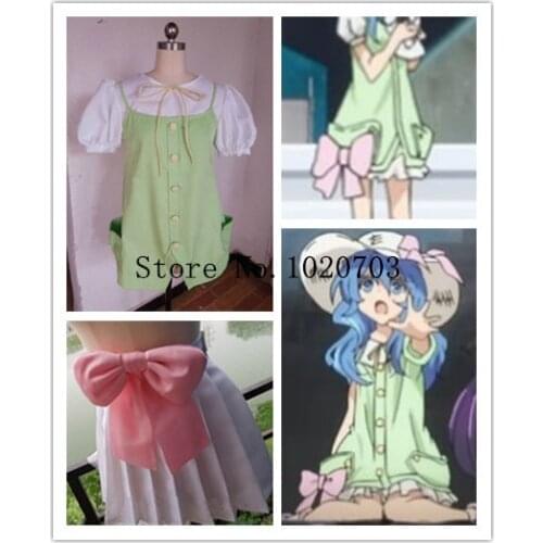 Date A Live Yoshino green Daily clothes Cosplay Costume