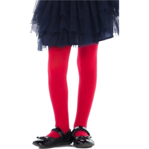 Female Child Red Micro 40 Pantihose Hosiery Casual pantyhose To Escape durable Single Straight Medium
