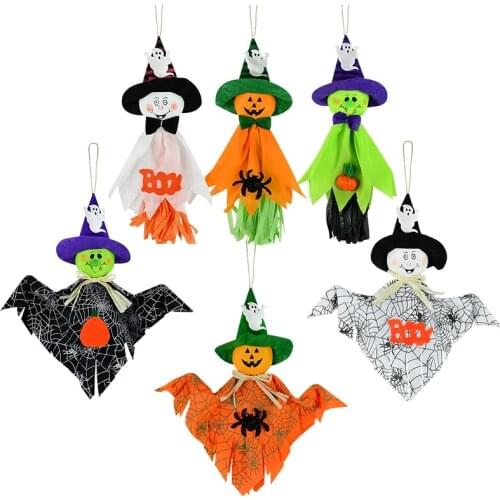 1pc Halloween Hanging Ghost Pendant For Home Room Indoor Outdoor Decoration Doll Halloween Event Specter Party Decor Props