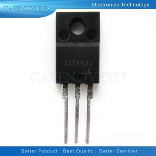 10pcs/lot K15A60U K15A60D TK15A60U TK15A60D K15A60 TK15A60 TO-220F In Stock