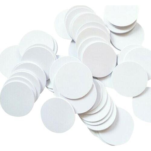 100Pcs/Lot NTAG215 NFC PVC Coins Chip Phones Available Labels Tag 215