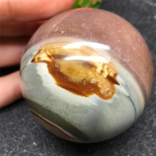 200g MADAGASCAR NATURAL OCEAN JASPER QUARTZ CRYSTAL SPHERE BALL HEALING