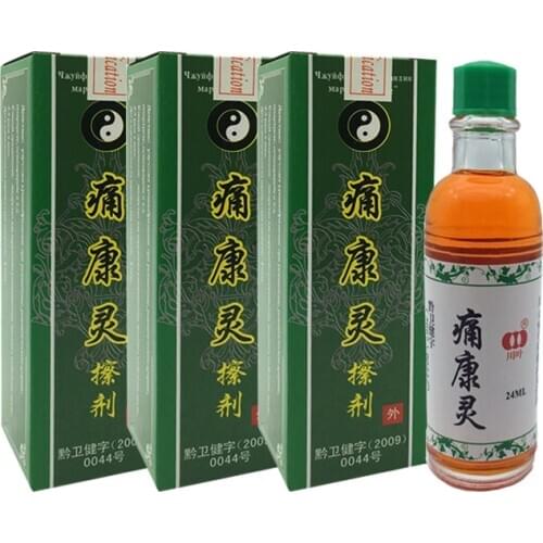 3 Bottles TONGKANGLIN Chinese Herbal Medicine Joint Pain Ointment Smoke Arthritis, Rheumatism, Myalgia Treatment