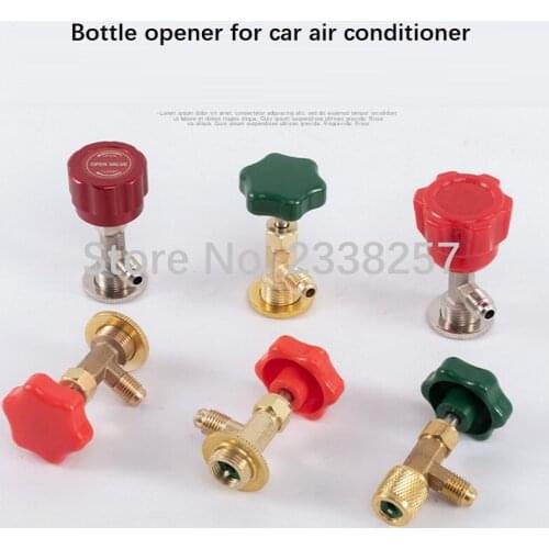 Car Refrigerant Bottle Opener/Universal Snow Refrigerant Opening Valve/Air Conditioning Fluorination Tool