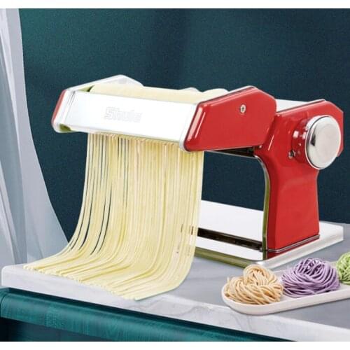 Household electric full automatic small seven gear adjustment stainless steel dumpling skin noodle machine J05